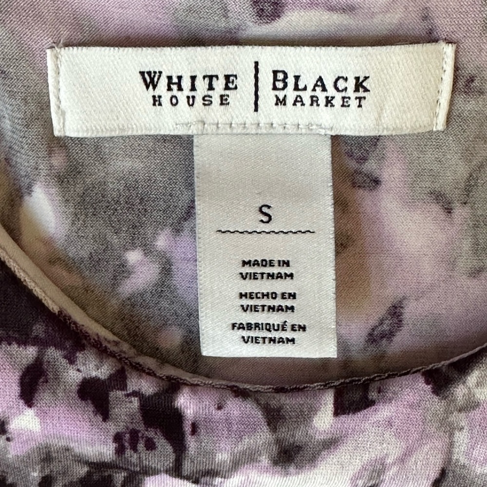 WHBM Floral Ruffle Top - Picture 3 of 4